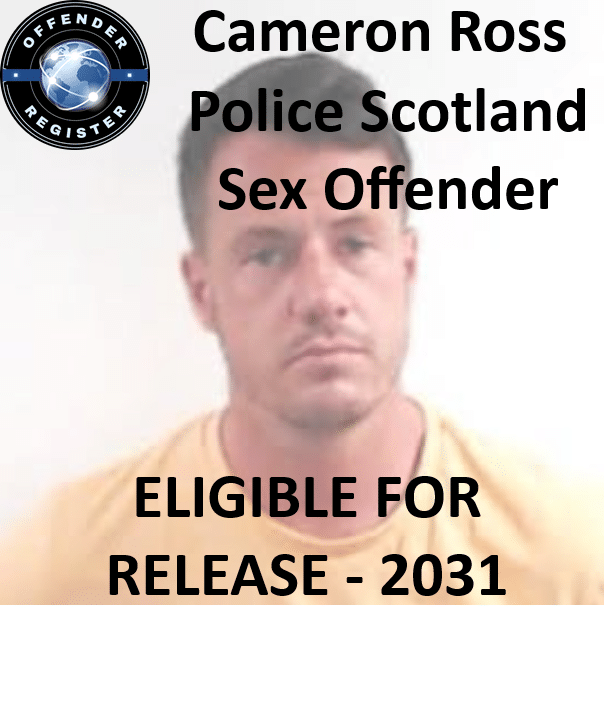 cameron ross police scotland sex offender