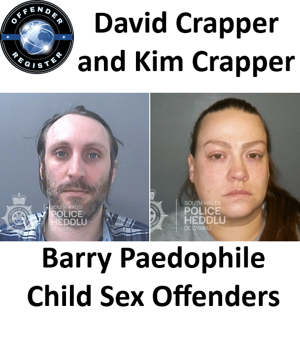 david crapper and kim crapper barry paedophile child sex offenders david crapper and kim crapper barry paedophile child sex offenders