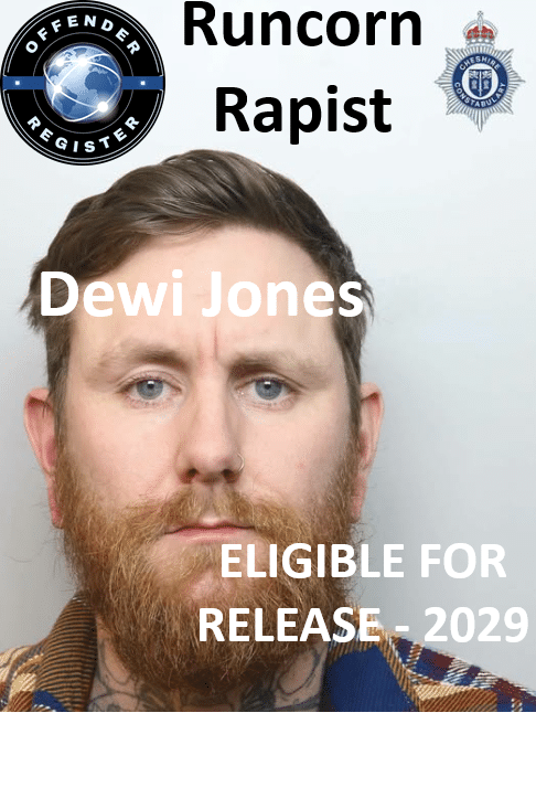 dewi jones runcorn rapist sex offender