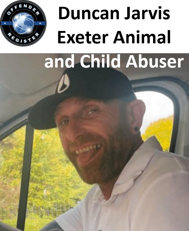 Duncan Jarvis Exeter Animal and Child Abuser Duncan Jarvis Exeter Animal and Child Abuser