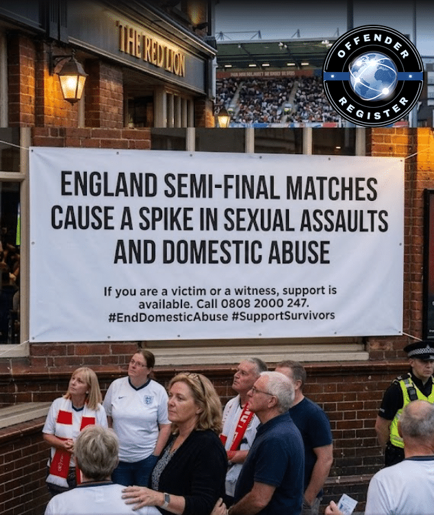 england semi final matches cause a spike in sexual assaults and domestic abuse reels