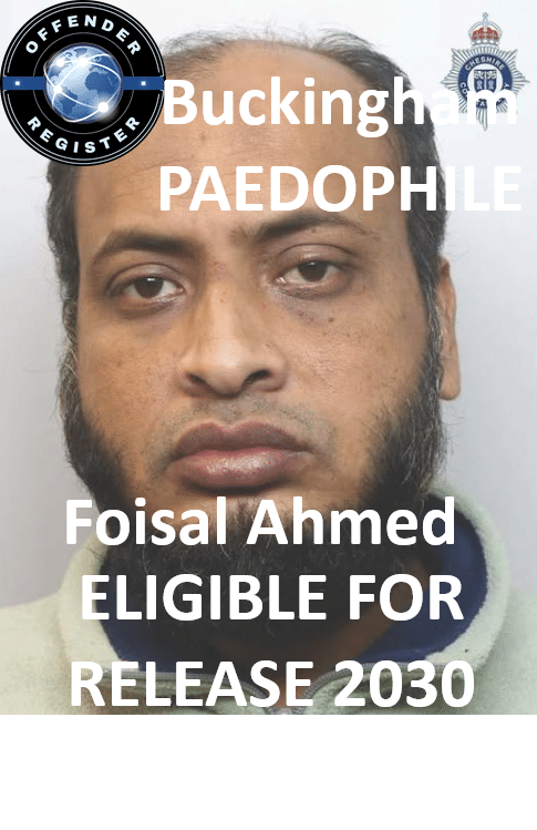 foisal ahmed buckingham paedophile child rapist