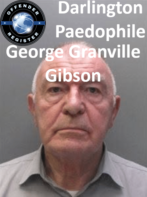 george granville gibson darlington paedophile sex offender