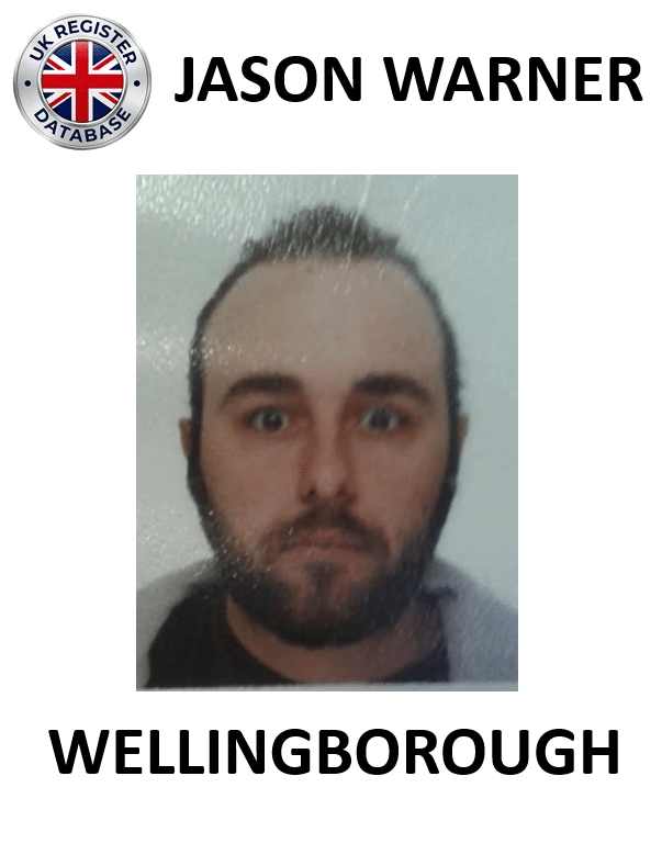 JASON WARNER FROM IRTHLINGBOROUGH - NOW LIVING IN WELLINGBOROUGH JASON WARNER FROM IRTHLINGBOROUGH - NOW LIVING IN WELLINGBOROUGH