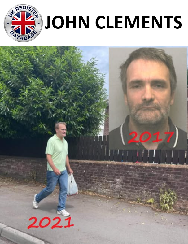 JOHN CLEMENTS SIGHTED IN BURNTHOUSE LANE AREA OF EXETER