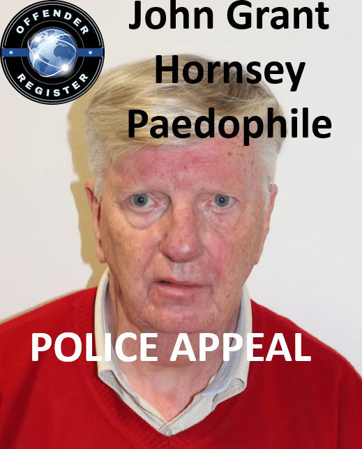 john grant hornsey paedophile child sex offender appeal john grant hornsey paedophile child sex offender appeal