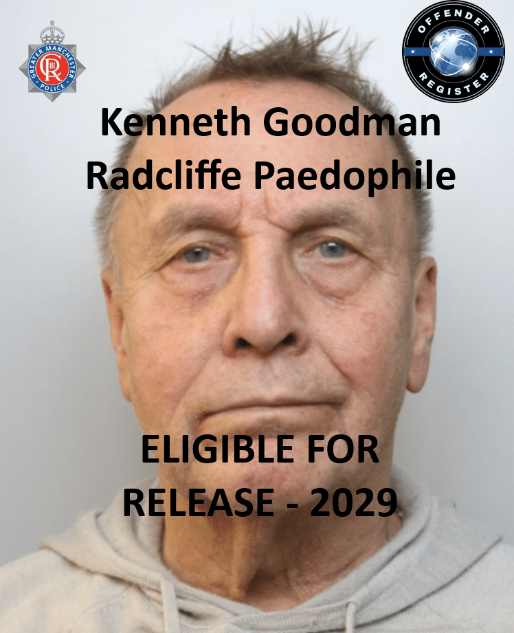 kenneth goodman radcliffe paedophile child sex offender