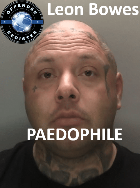 leon bowes leicester paedophile child sex offender