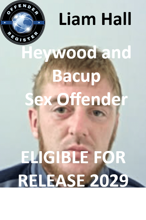 liam hall heywood rapist sex offender