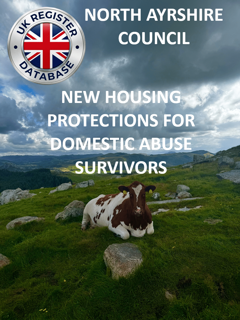 NORTH AYRSHIRE COUNCIL HIGHLIGHTS NEW HOUSING PROTECTIONS FOR DOMESTIC ABUSE SURVIVORS