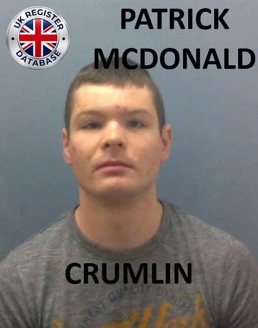 PATRICK MCDONALD FROM CRUMLIN SENTENCED AT CRAIGAVON MAGISTRATES COURT