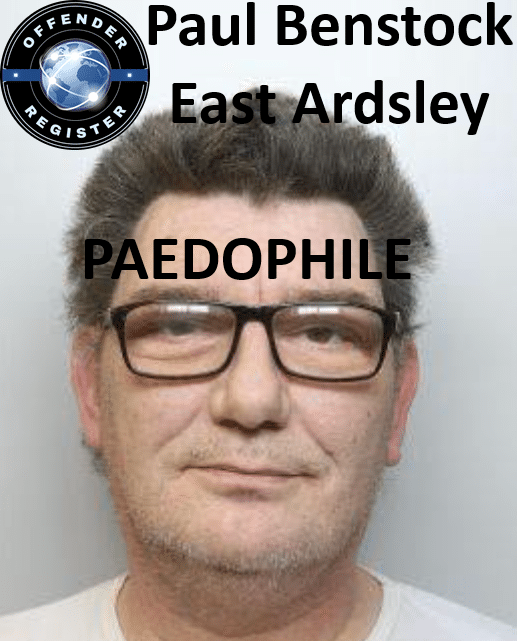 paul benstock east ardsley paedophile child sex offender