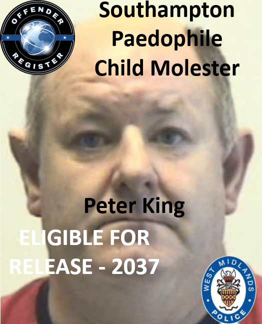 peter king southampton paedophile child molester