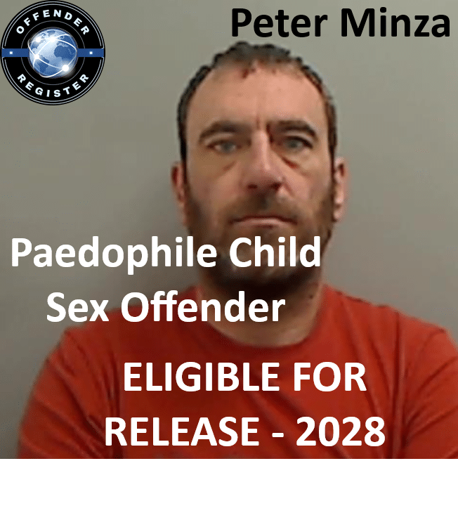 peter minza paedophile child sex offender