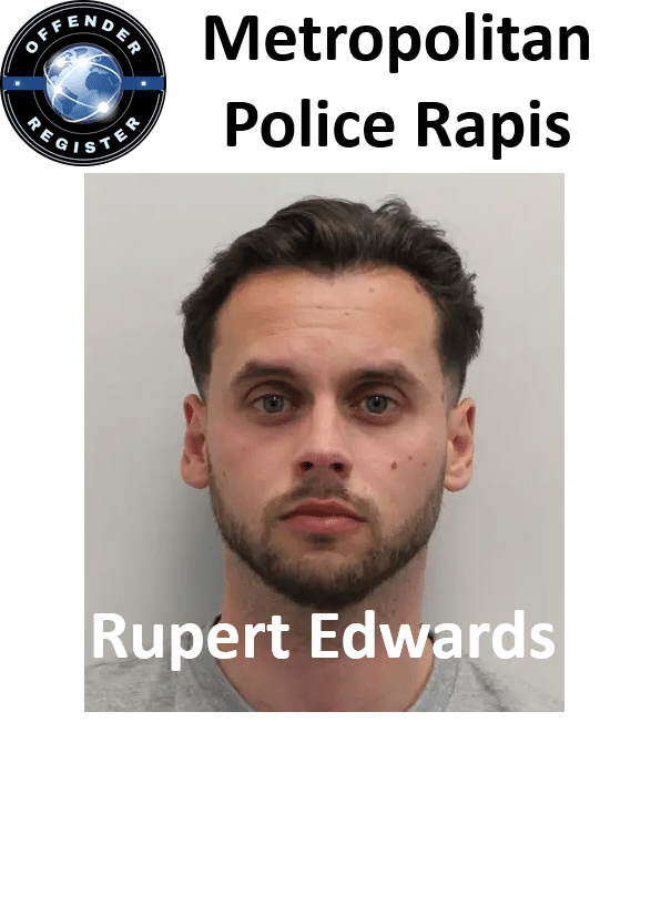 rupert edwards metropolitan police rapist sex offender