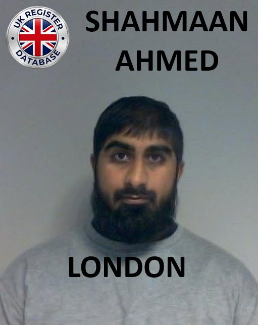 SHAHMAAN AHMED FROM LONDON SENTENCED AT READING CROWN COURT