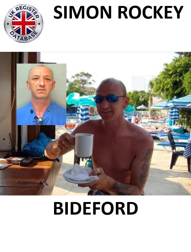 SIMON ROCKEY FROM BIDEFORD RELEASED ON LICENCE TO EXETER BAIL HOSTEL