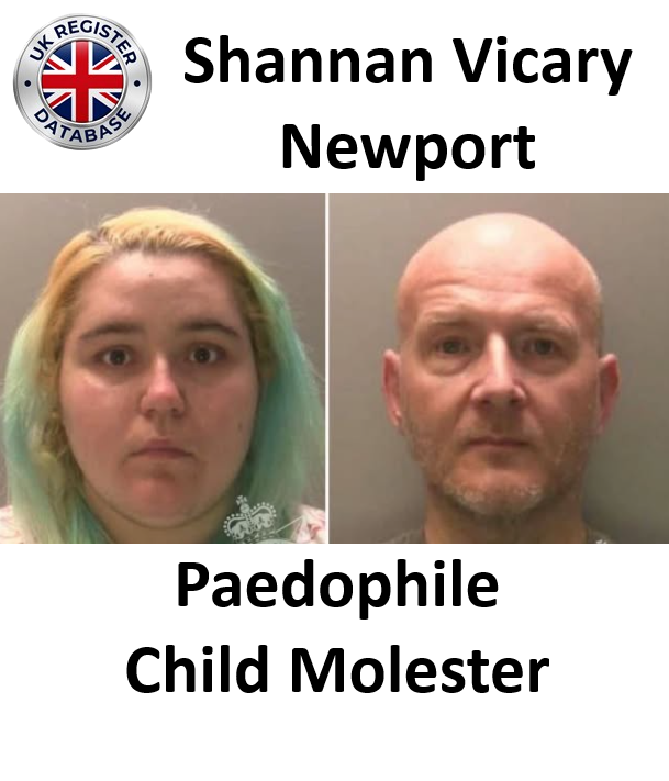 Shannan Vicary Newport Paedophile Child Sex Offender