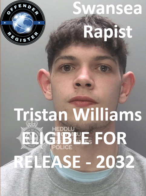 tristan williams swansea rapist sex offender