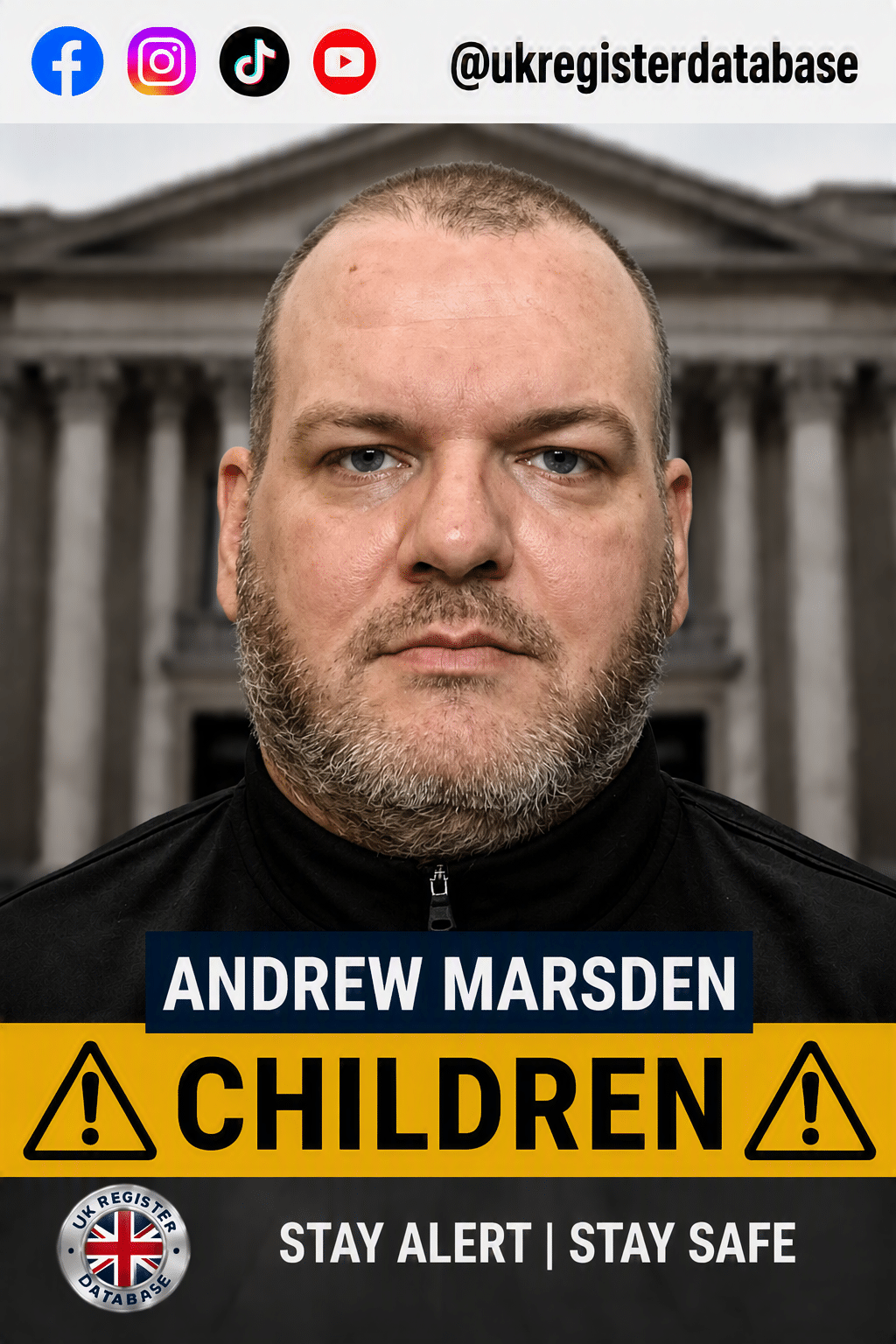 ANDREW MARSDEN FROM CREWE JAILED Andrew Marsden Given Extended Sentence of Nearly Nine Years for Online Child Grooming in Crewe