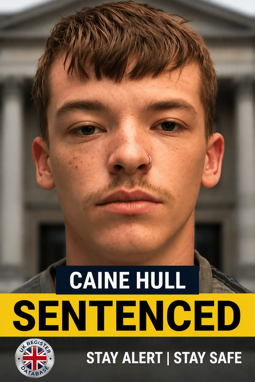 CAINE HULL FROM STAMFORD JAILED Caine Hull Jailed for Nearly Six Years for Multiple Sexual Offences in Stamford