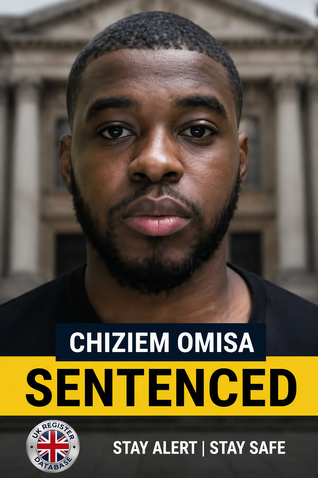 CHIZIEM OMISA FROM POTTERS BAR JAILED Chiziem Omisa Jailed for Over Four Years for Sexual Assault, Stalking, and Intimidation in Hertfordshire