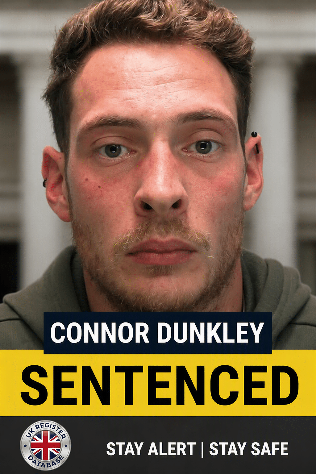 CONNOR DUNKLEY FROM BENLLECH JAILED Connor Dunkley Jailed for Six Years for Coercive Control, Rape, and Criminal Damage in Cheshire