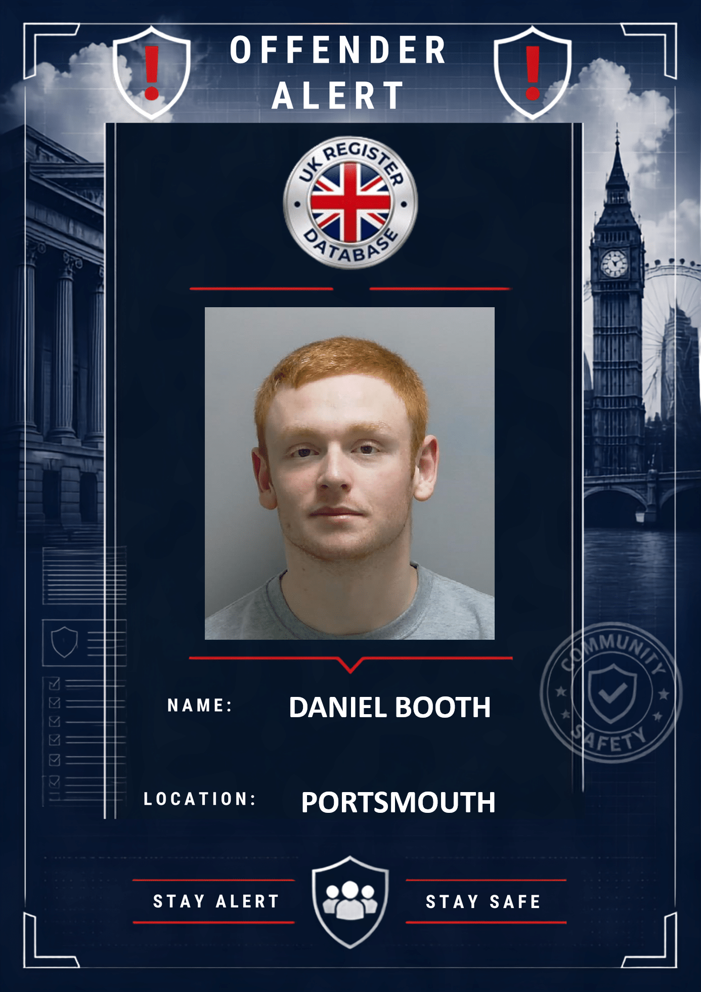 Daniel Booth Jailed for Seven Years for Serious Assault in Portsmouth