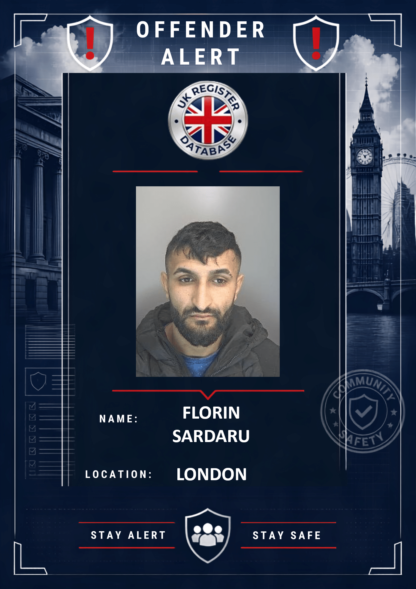 Florin Sardaru Jailed for 12 Years for Serious Assault in Cambridge