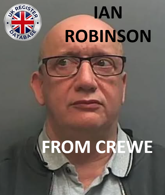 IAN ROBINSON FROM CREWE LIVING IN MIDDLEWICH CHESHIRE IAN ROBINSON FROM CREWE LIVING IN MIDDLEWICH CHESHIRE