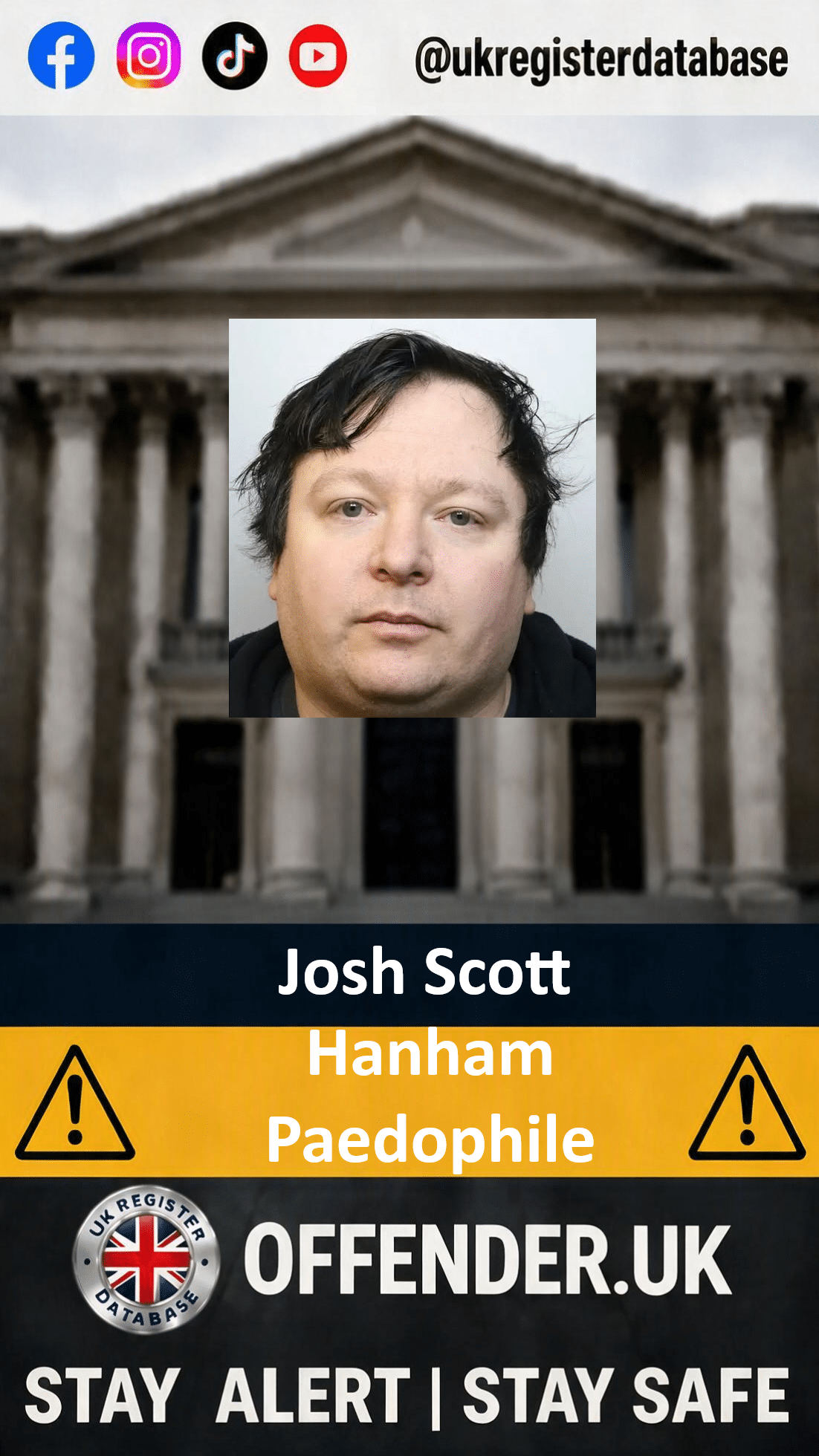Josh Scott From Hanham Jailed For 21 Years For Child Abuse Josh Scott Jailed for 21 Years for Online Child Abuse