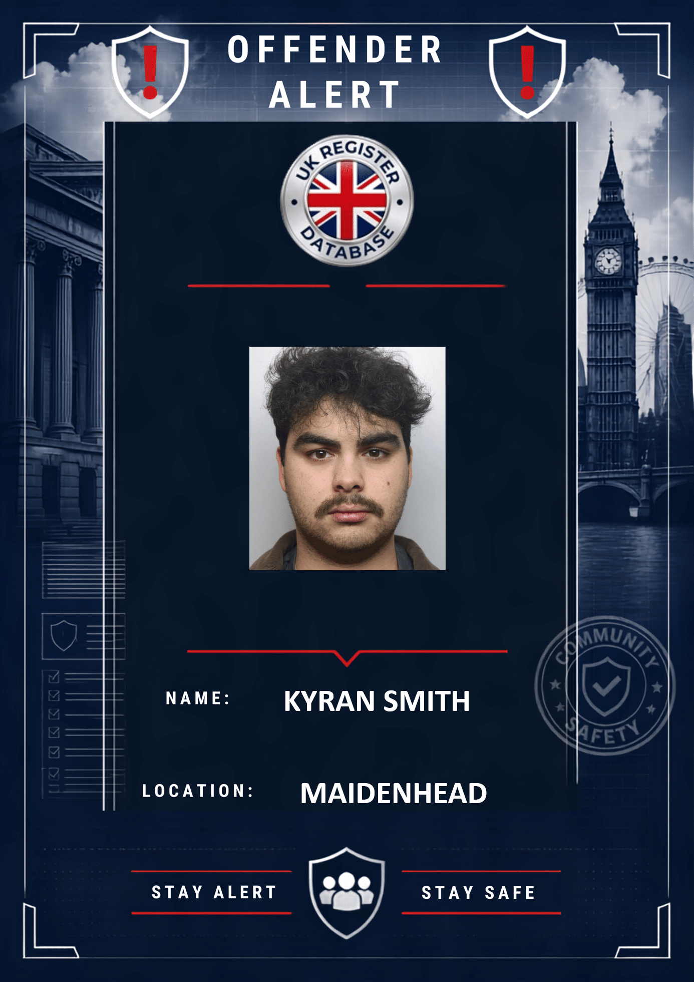 KYRAN SMITH MAIDENHEAD JAILED FOR SEVEN YEARS FOR ASSAULT Kyran Smith Jailed for Seven Years for Hotel Assault