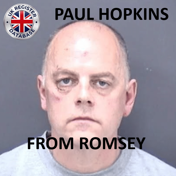 PAUL HOPKINS FROM ROMSEY SENTENCED AT BOURNEMOUTH CROWN COURT