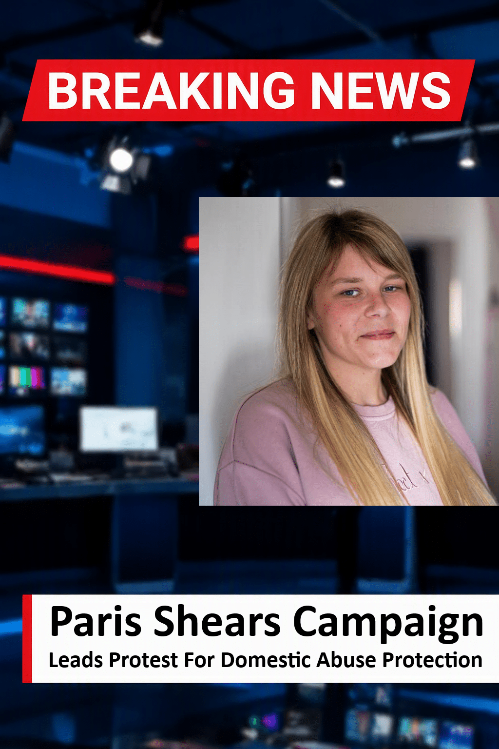 Paris Shears Leads Protest For Domestic Abuse Protections In Southampton Paris Shears From Southampton Leads Abuse Reform Campaign