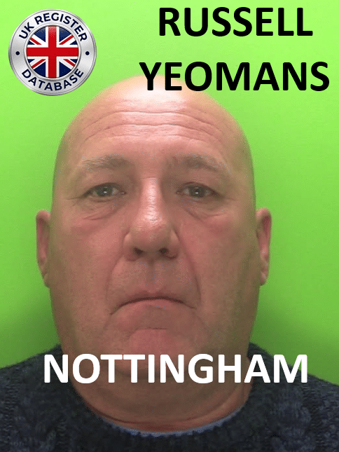 Russell Yeomans Sentenced for Child Rape and Historical Sexual Assaults
