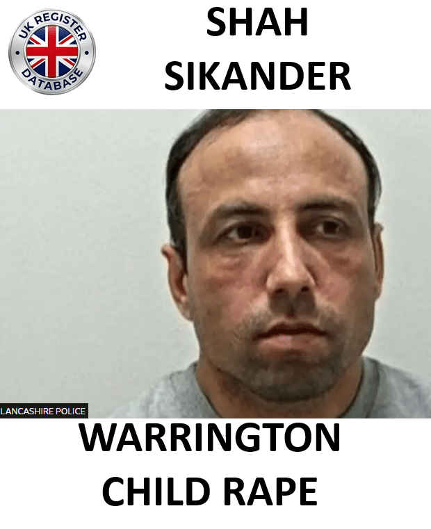 SHAH SIKANDER WARRINGTON JAILED FOR 12 YEARS FOR CHILD RAPE Shah Sikander Sentenced to 12 Years Imprisonment for Child Abduction and Rape