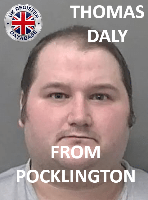 THOMAS DALY FROM POCKLINGTON JAILED AT HULL CROWN COURT Thomas Daly Sentenced for Indecent Images of Children and Order Breaches