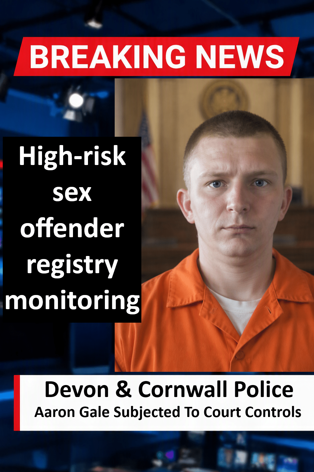 Aaron Gale Subject to Strict Court Orders for Torbay Child Sex Offences