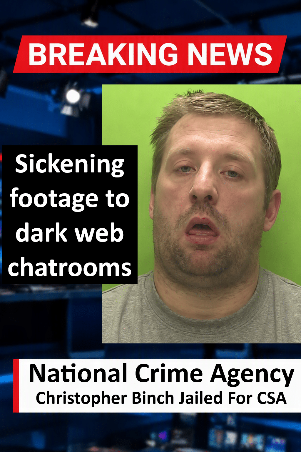 Christopher Binch Jailed for Over Eight Years for Child Abuse Distribution