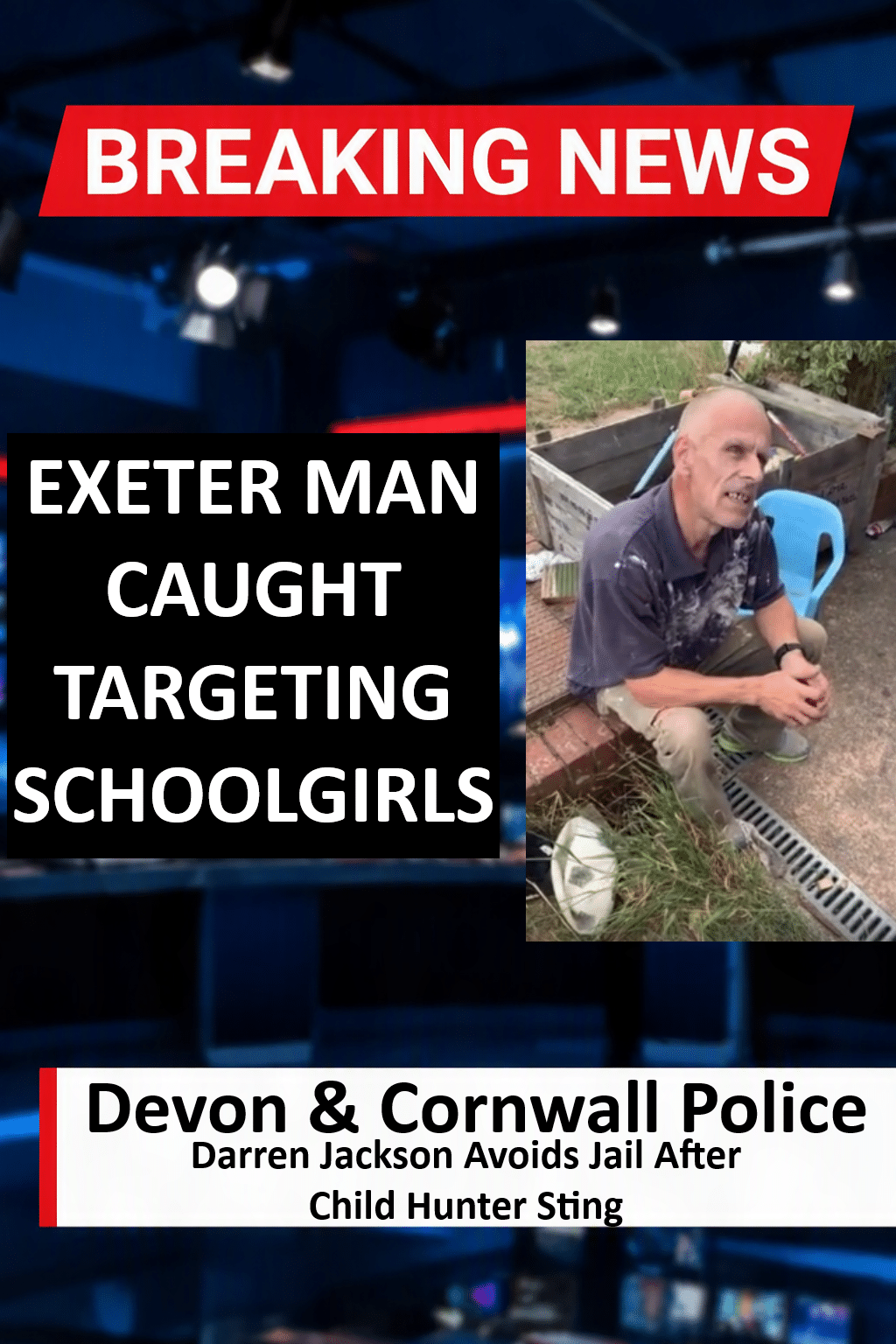 Darren Jackson Handed Suspended Sentence for Child Sexual Offences