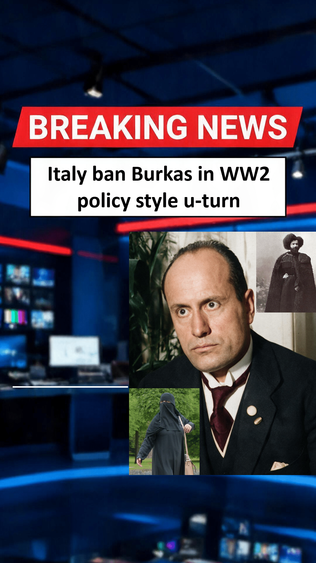 Italy ban Burkas in WW2 policy style u-turn Italy ban Burkas in WW2 policy style u-turn