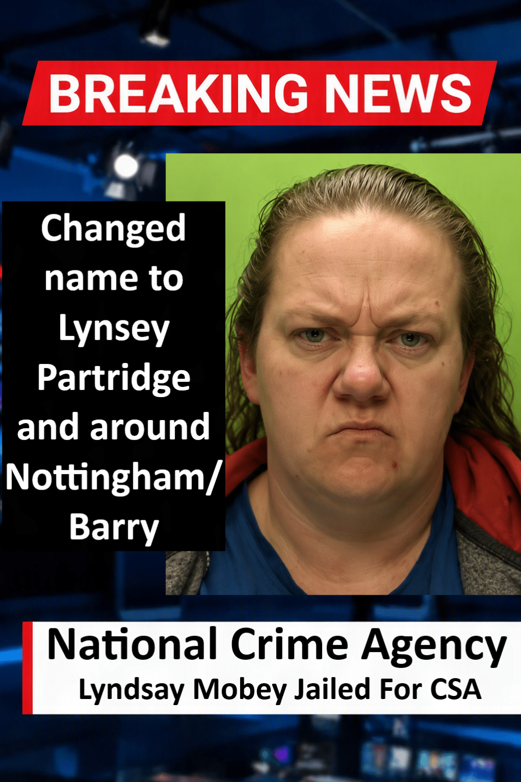 Lyndsay Mobey Jailed for 25 Months for Child Sexual Abuse