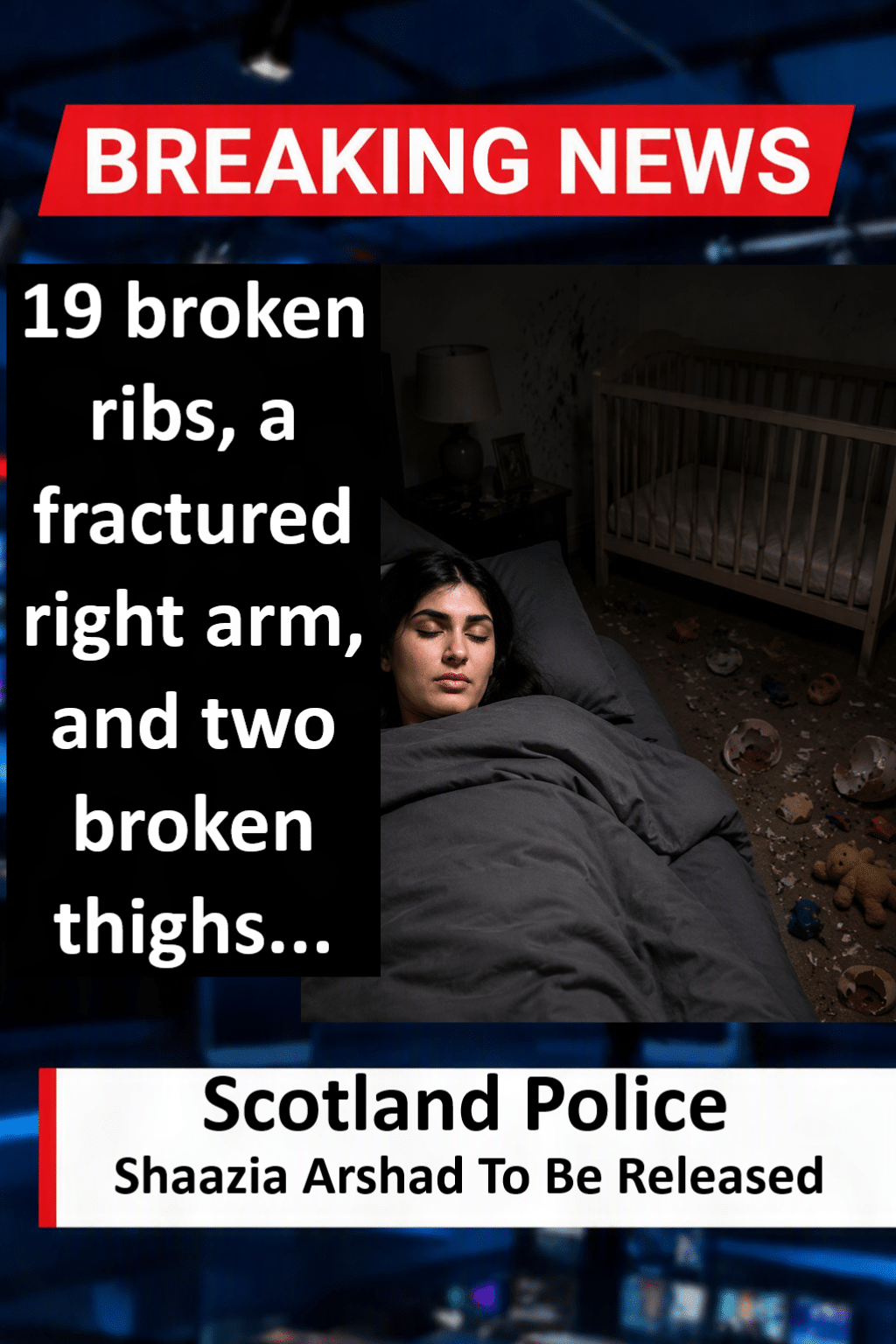 Shaazia Arshad To Be Released Within Weeks After Violent Baby Assault Shaazia Arshad (Alloa) Freed Early After Inflicting Crash-Like Injuries on Baby