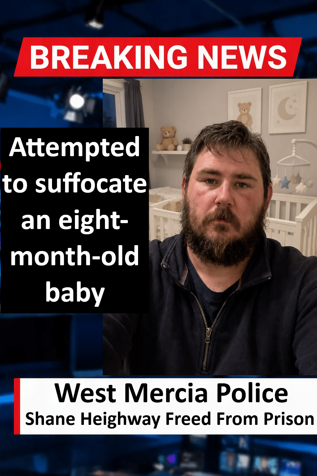 Shane Heighway Freed From Prison Months After Attempting To Suffocate Baby Shane Heighway (Oswestry) Freed Early for Attempted Baby Suffocation