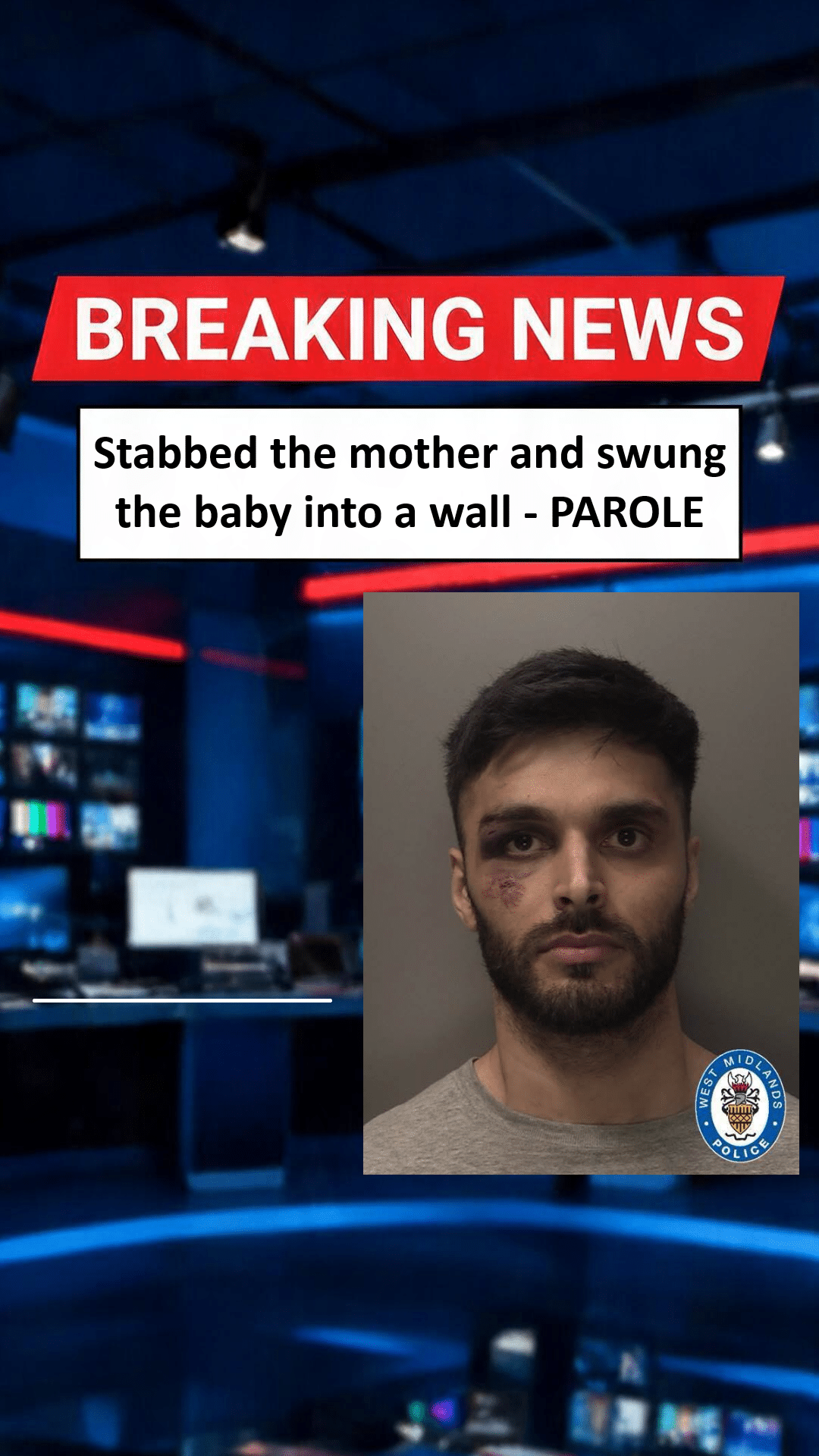 Aamer Araf Tipton Mother Stabbing Infant Assault Parole Hearing