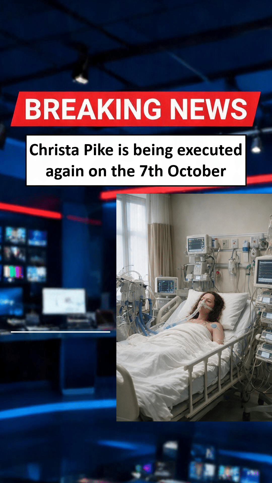 Christa Pike is being executed again on the 7th October Christa Pike is being kept alive until 7th October