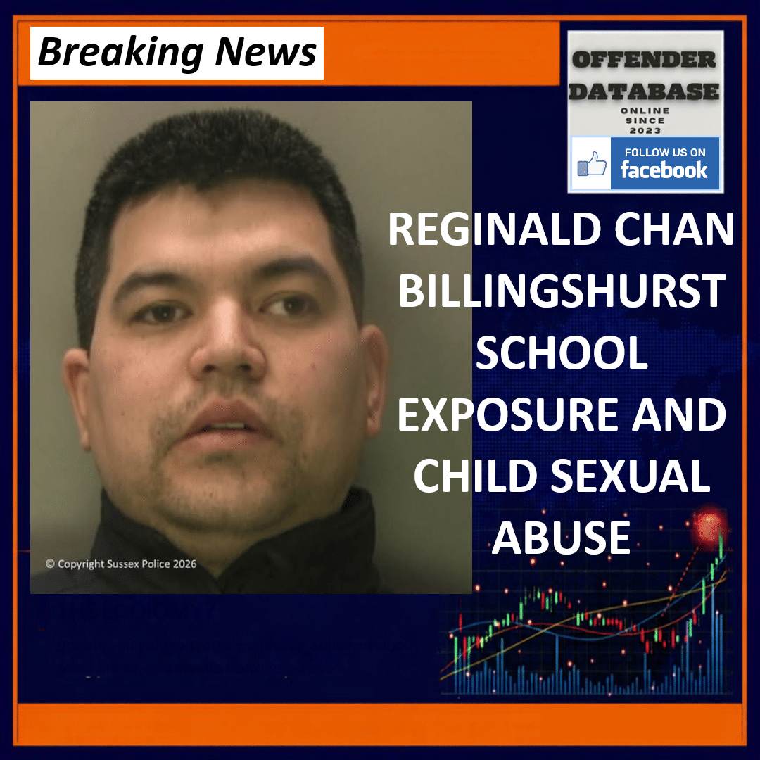 Reginald Chan Billingshurst Carpenters School Window Exposure Child Sexual Assault