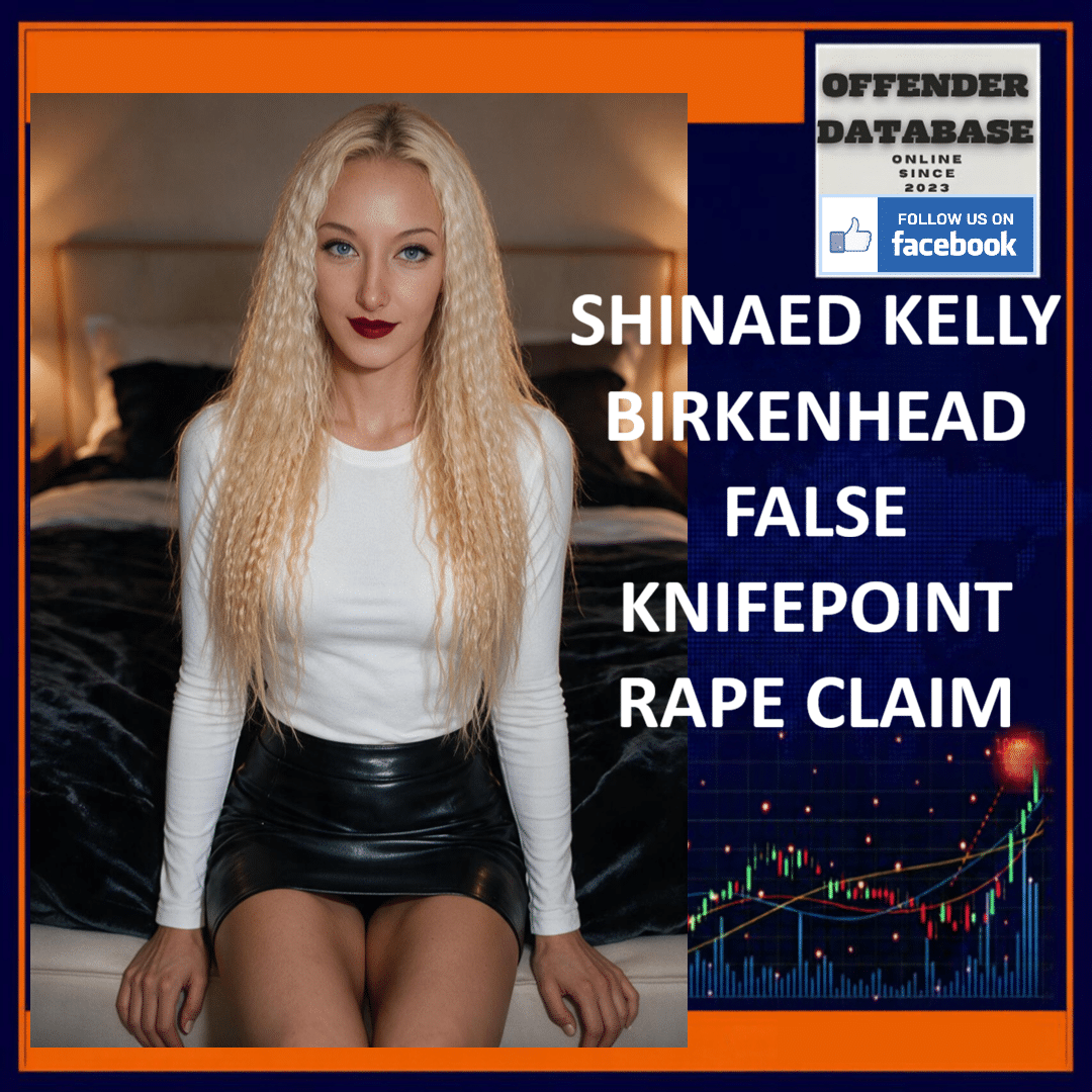 SHINAED KELLY BIRKENHEAD FALSE KNIFEPOINT RAPE CLAIM Shinaed Kelly Green Lane Birkenhead False Knifepoint Rape