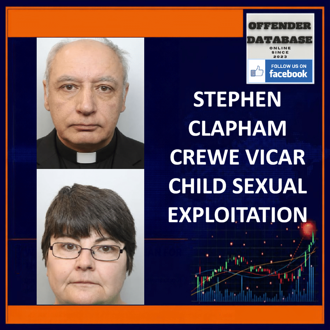 STEPHEN CLAPHAM CREWE VICAR CHILD SEXUAL EXPLOITATION Stephen Clapham All Saints Church Crewe Church Lawton Vicar Child Sexual