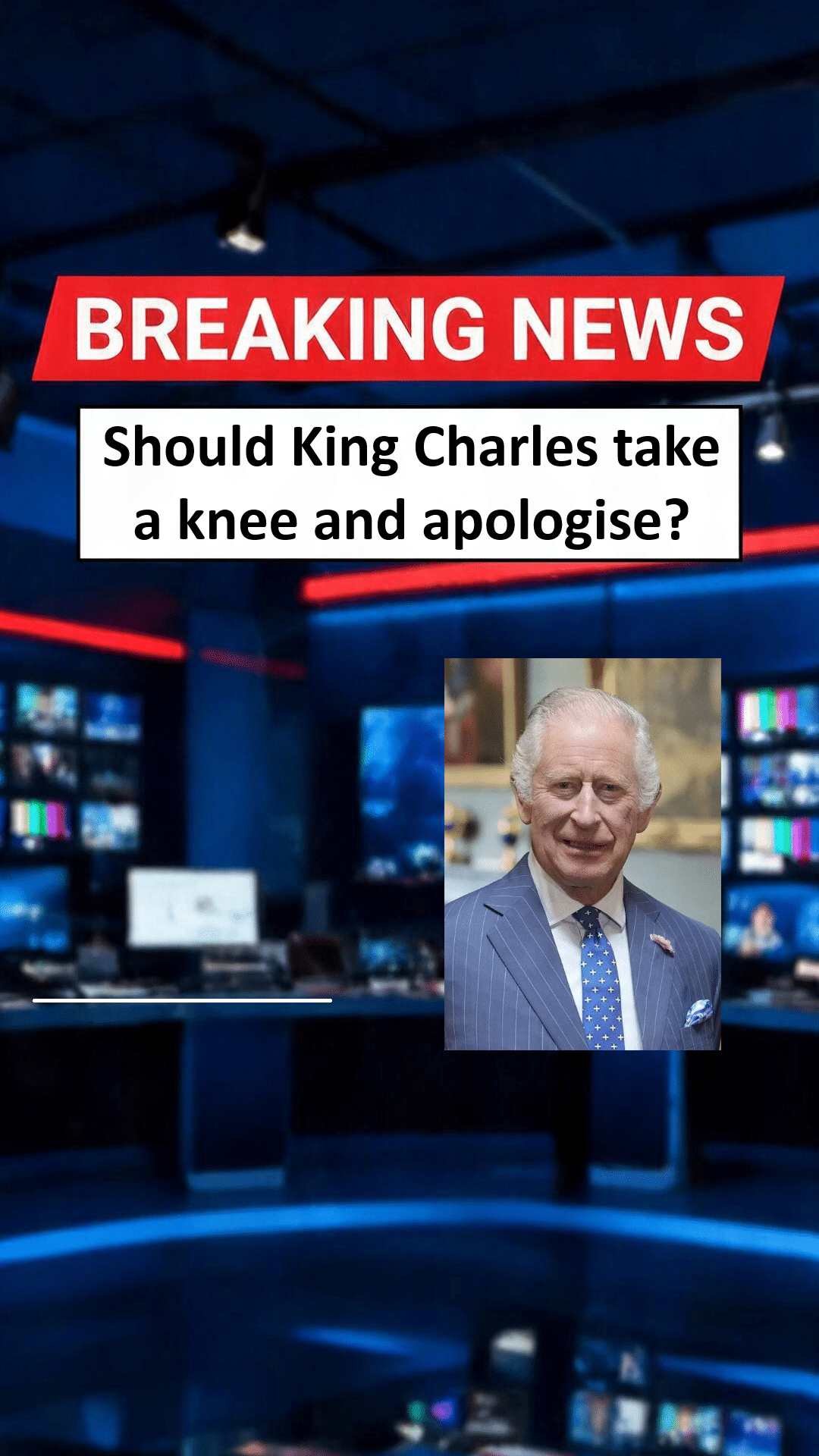 Should King Charles take a knee and apologise Should King Charles take a knee and apologise?